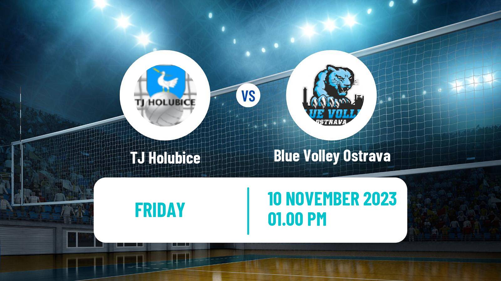 Volleyball Czech 1 Liga Volleyball Holubice - Blue Volley Ostrava