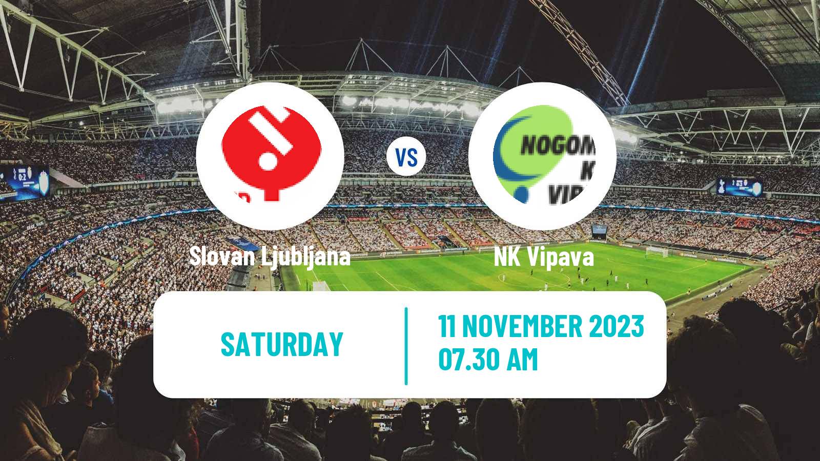 Soccer Slovenian 3 SNL West Slovan Ljubljana - Vipava