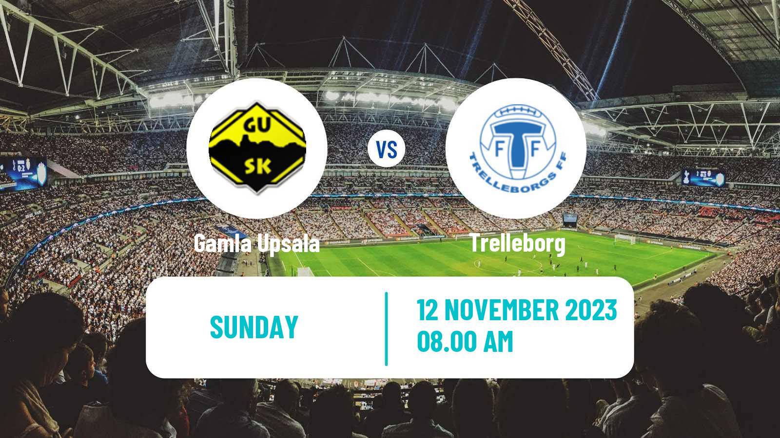 Soccer Swedish Elitettan Women Gamla Upsala - Trelleborg