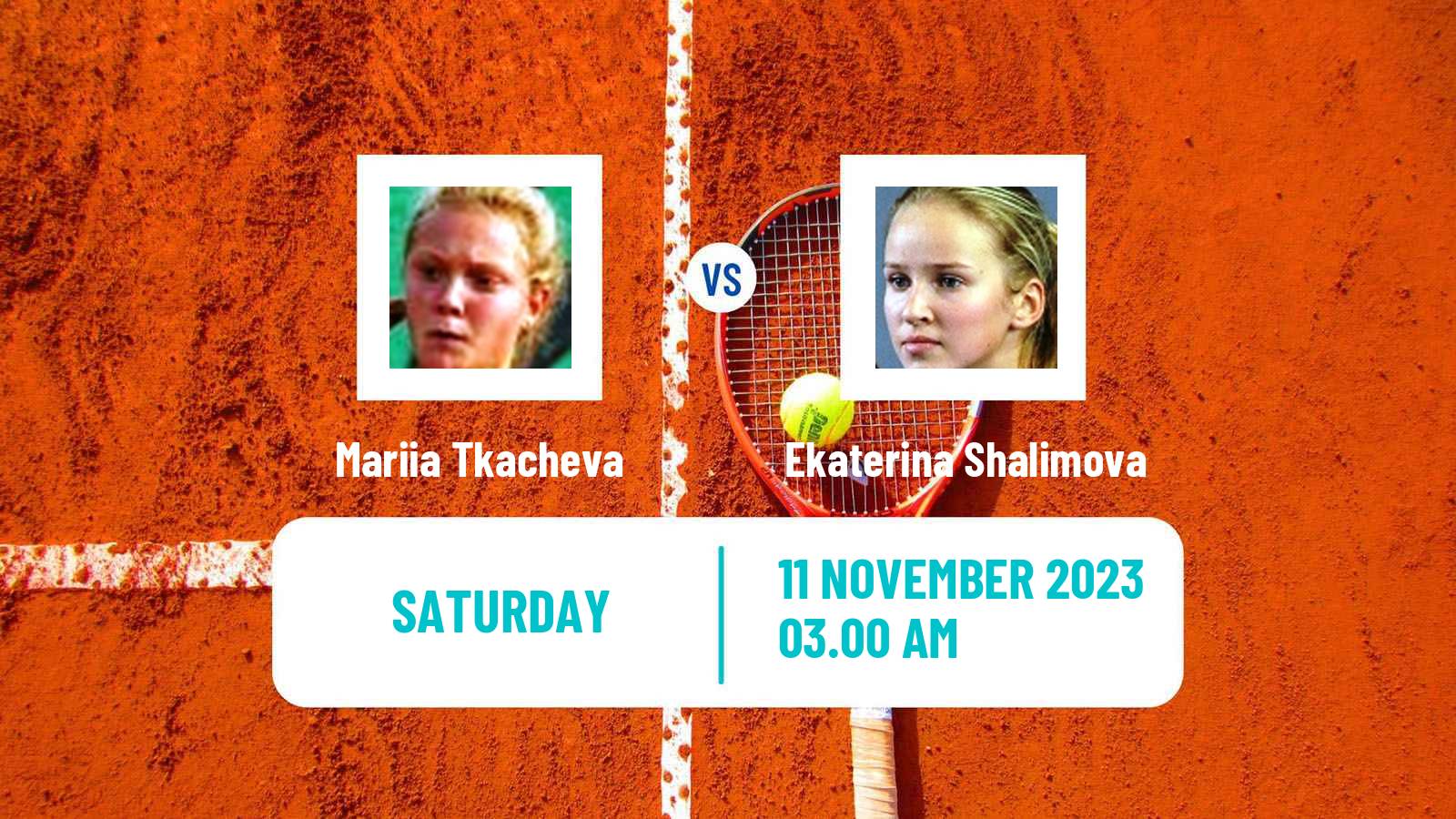 Tennis ITF W15 Sharm Elsheikh 17 Women Mariia Tkacheva - Ekaterina Shalimova
