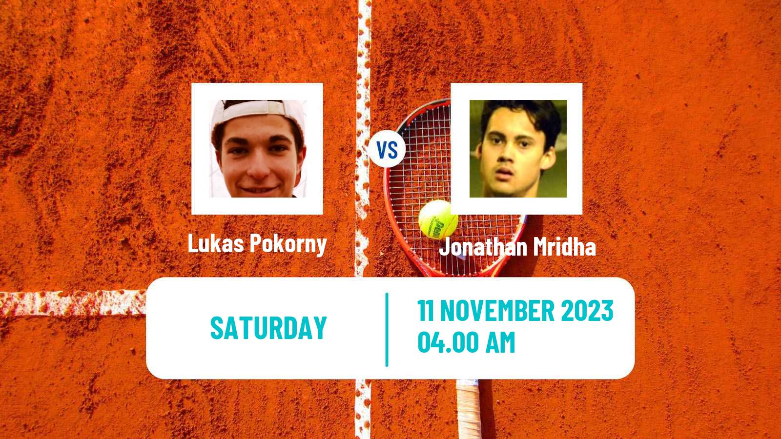 Tennis ITF M25 Trnava 2 Men Lukas Pokorny - Jonathan Mridha