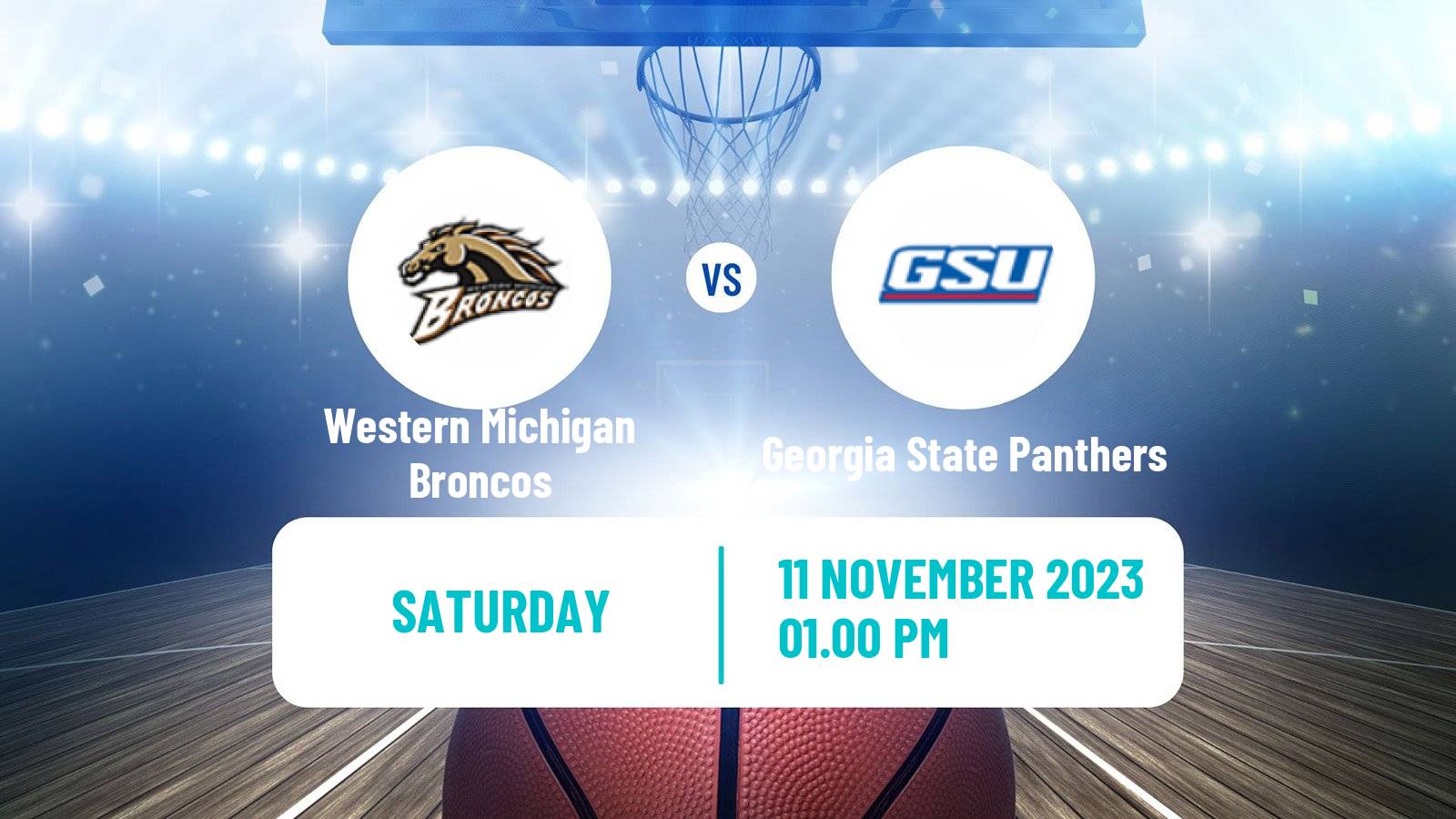 Basketball NCAA College Basketball Western Michigan Broncos - Georgia State Panthers