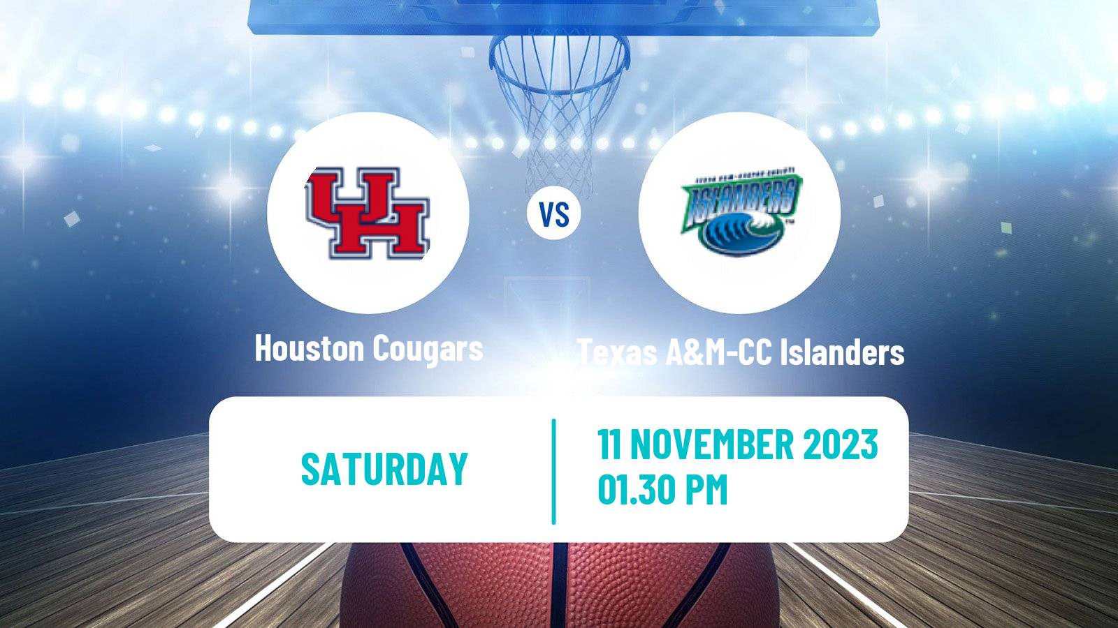 Basketball NCAA College Basketball Houston Cougars - Texas A&M-CC Islanders