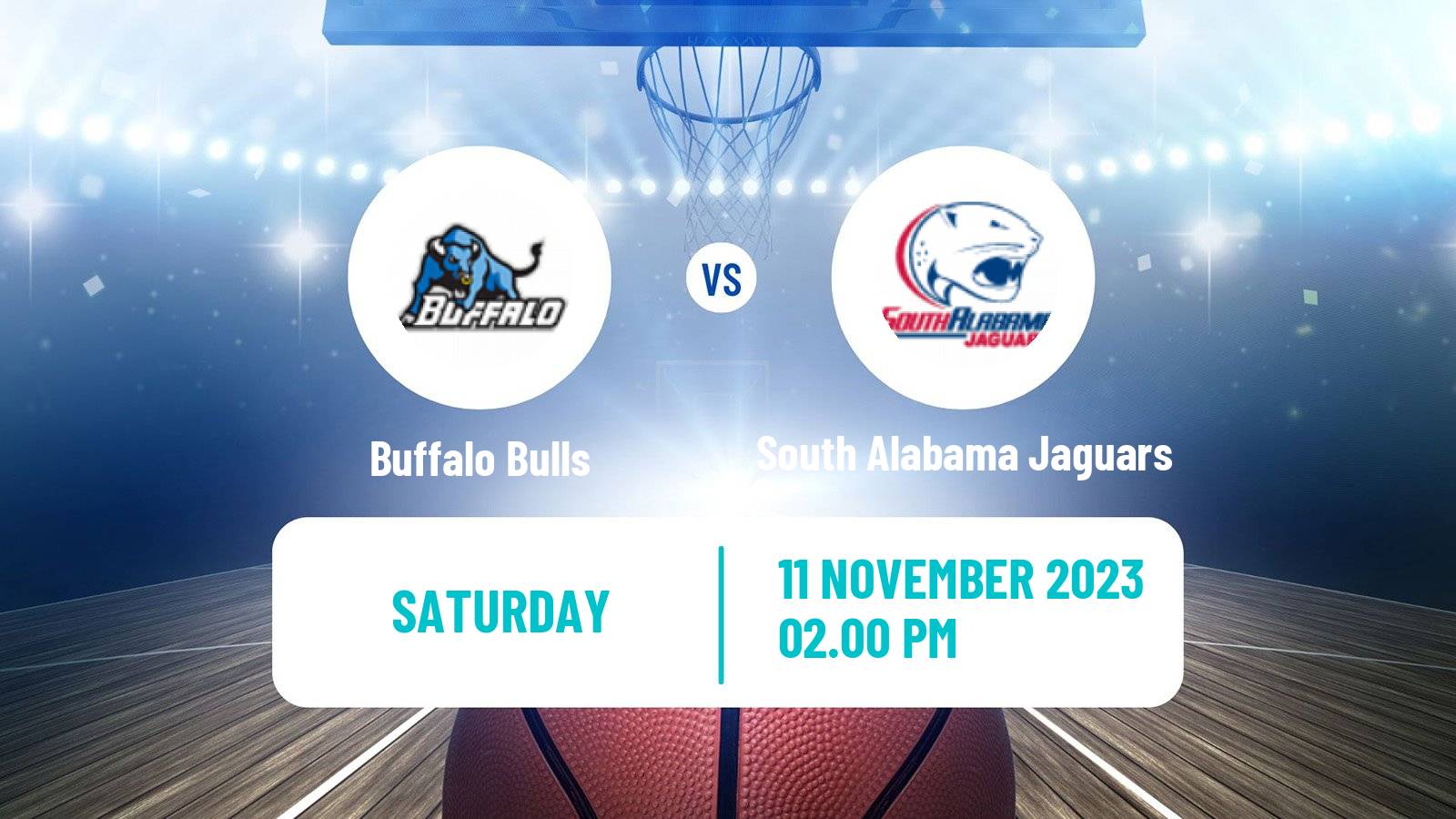 Basketball NCAA College Basketball Buffalo Bulls - South Alabama Jaguars