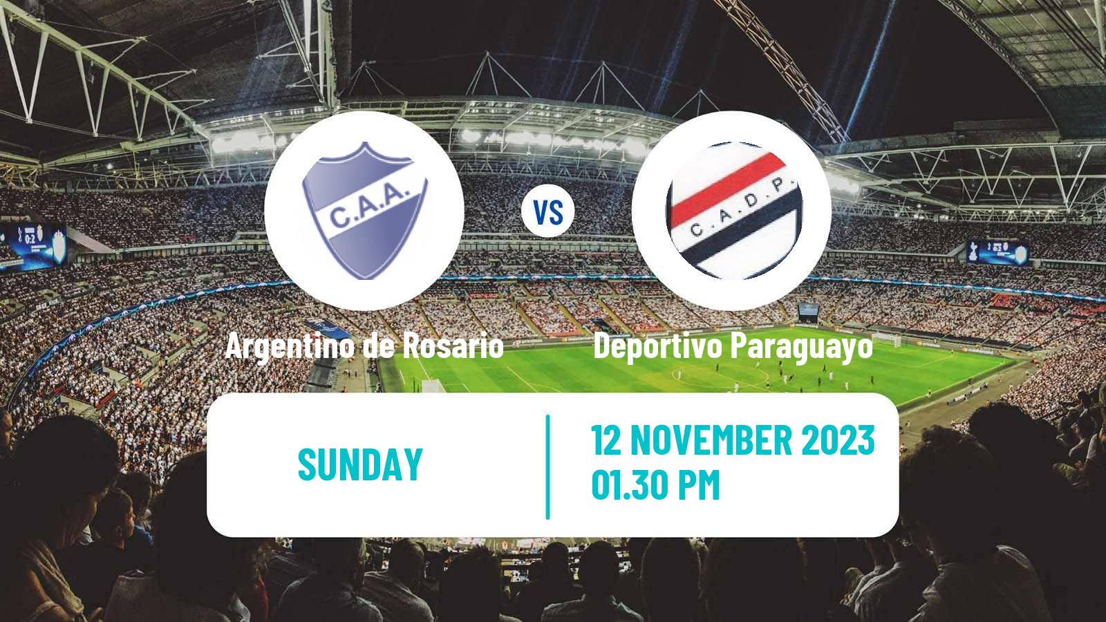 Soccer Argentinian Primera D Argentino de Rosario - Deportivo Paraguayo