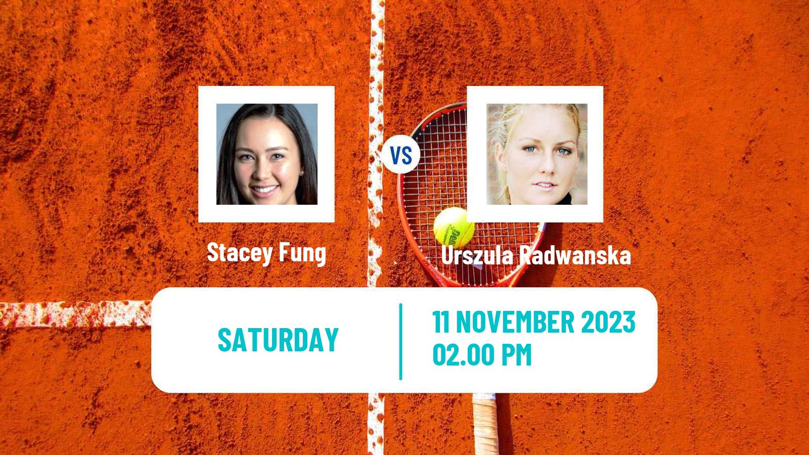 Tennis ITF W60 H Calgary Women Stacey Fung - Urszula Radwanska