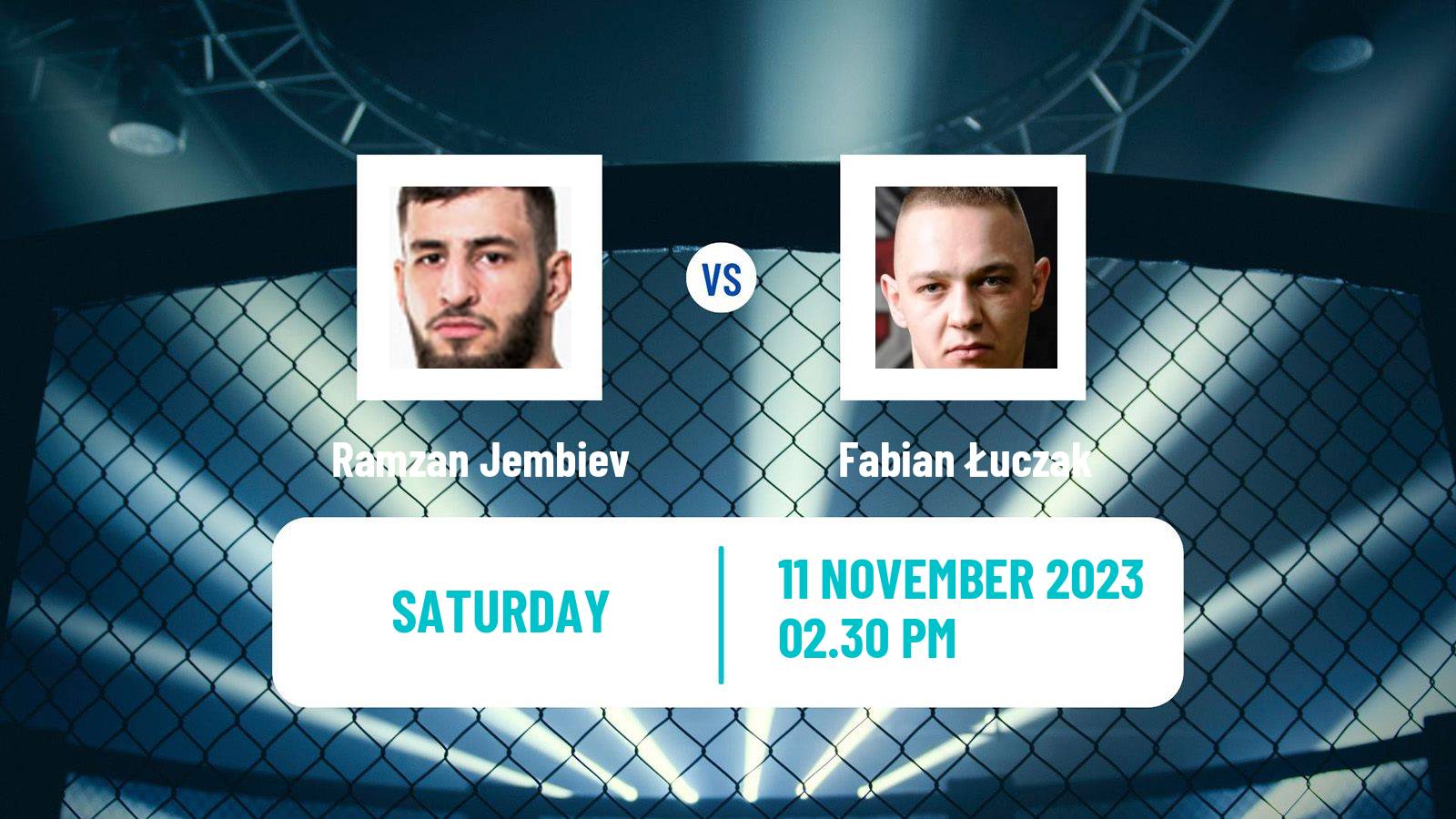 MMA Catchweight Ksw Men Ramzan Jembiev - Fabian Łuczak