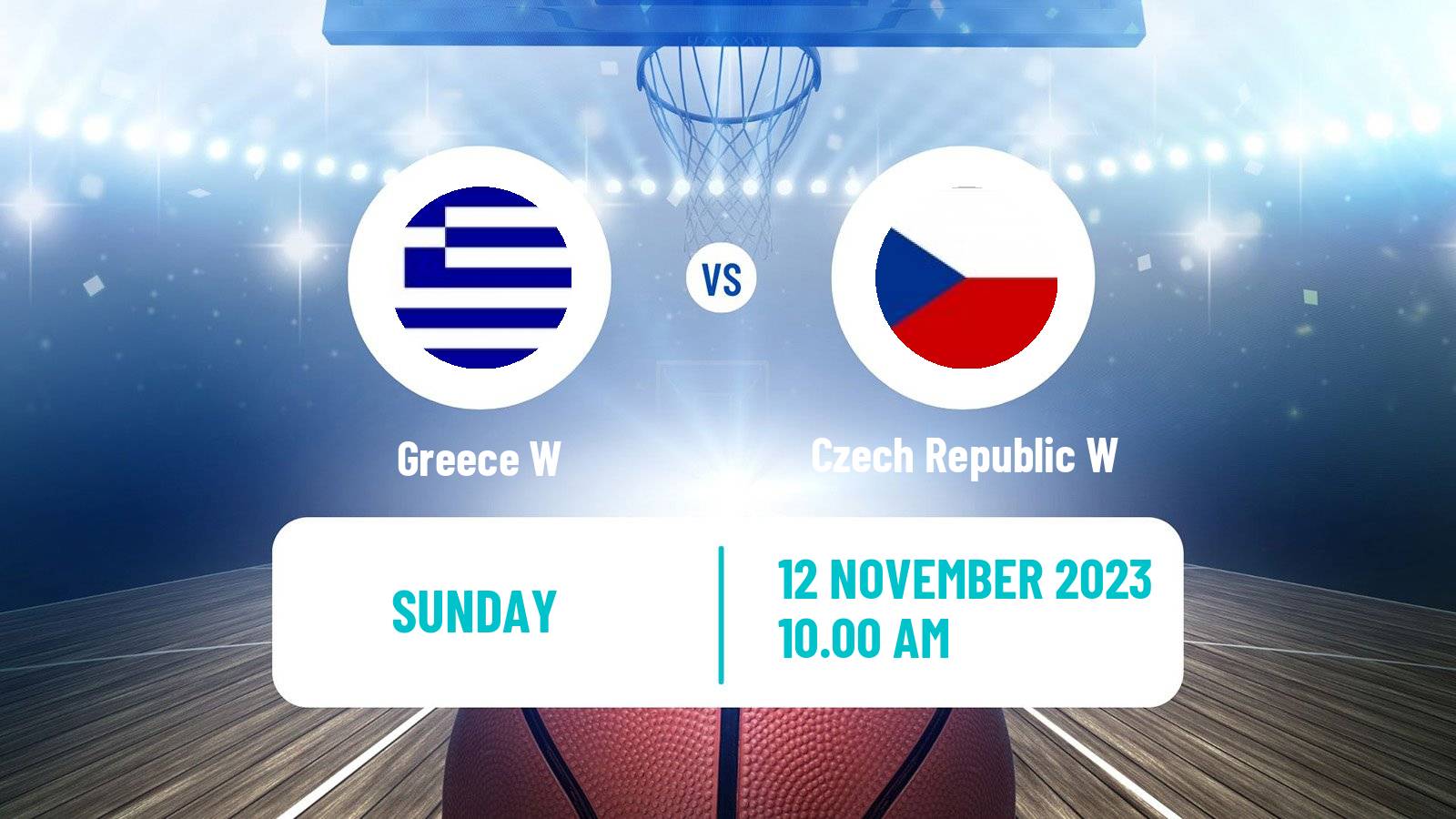 Basketball EuroBasket Women Greece W - Czech Republic W