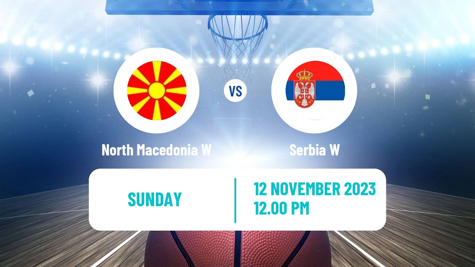 Basketball EuroBasket Women North Macedonia W - Serbia W