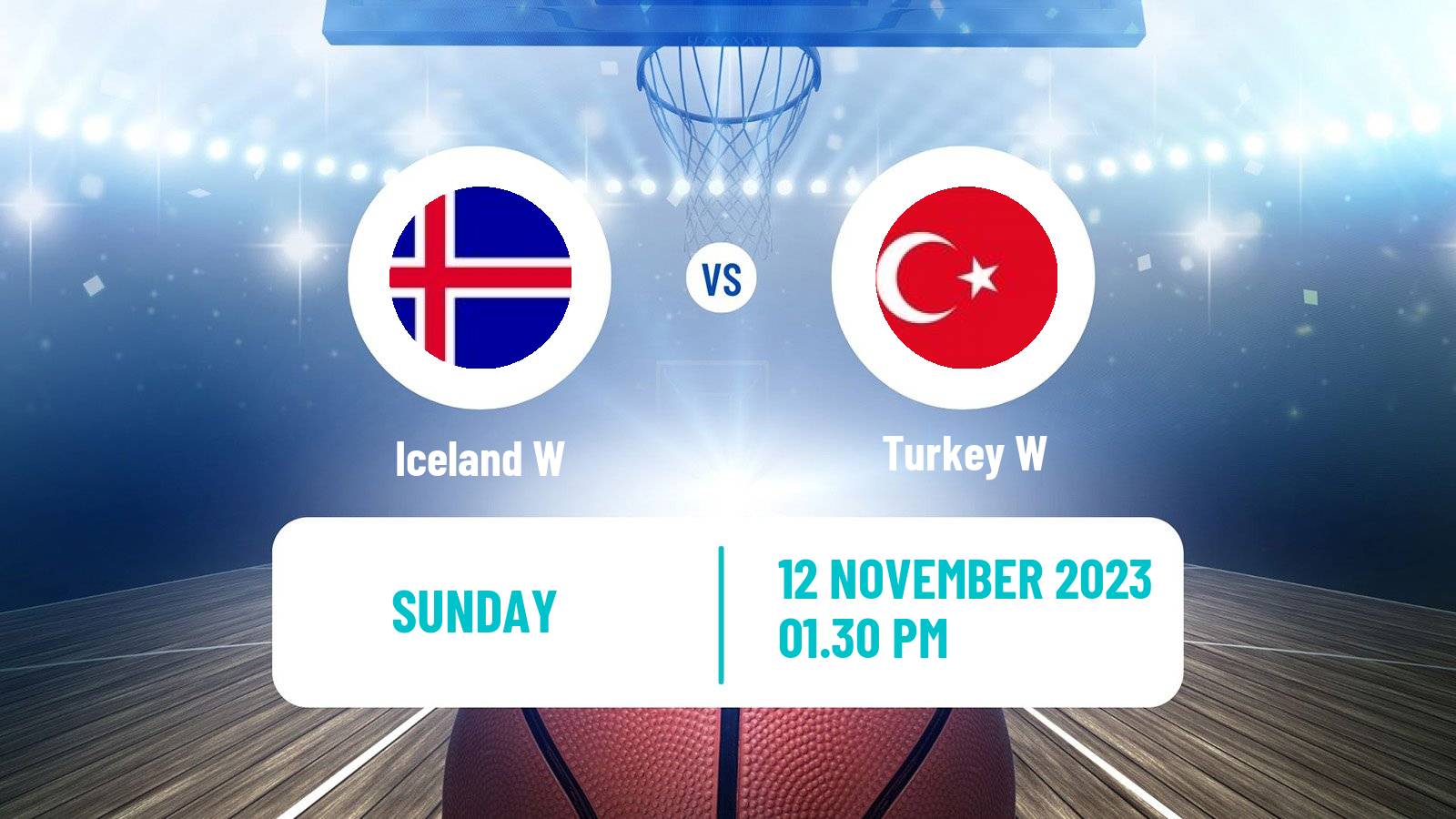 Basketball EuroBasket Women Iceland W - Turkey W