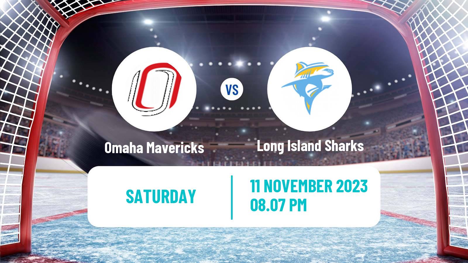 Hockey NCAA Hockey Omaha Mavericks - Long Island Sharks