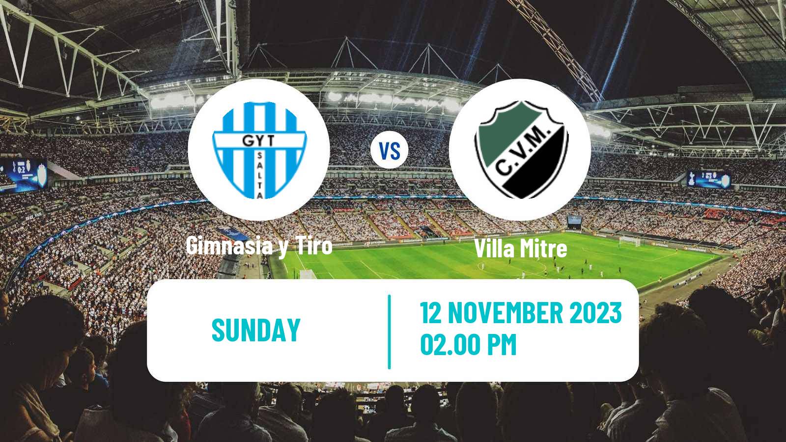 Soccer Argentinian Torneo Federal Gimnasia y Tiro - Villa Mitre