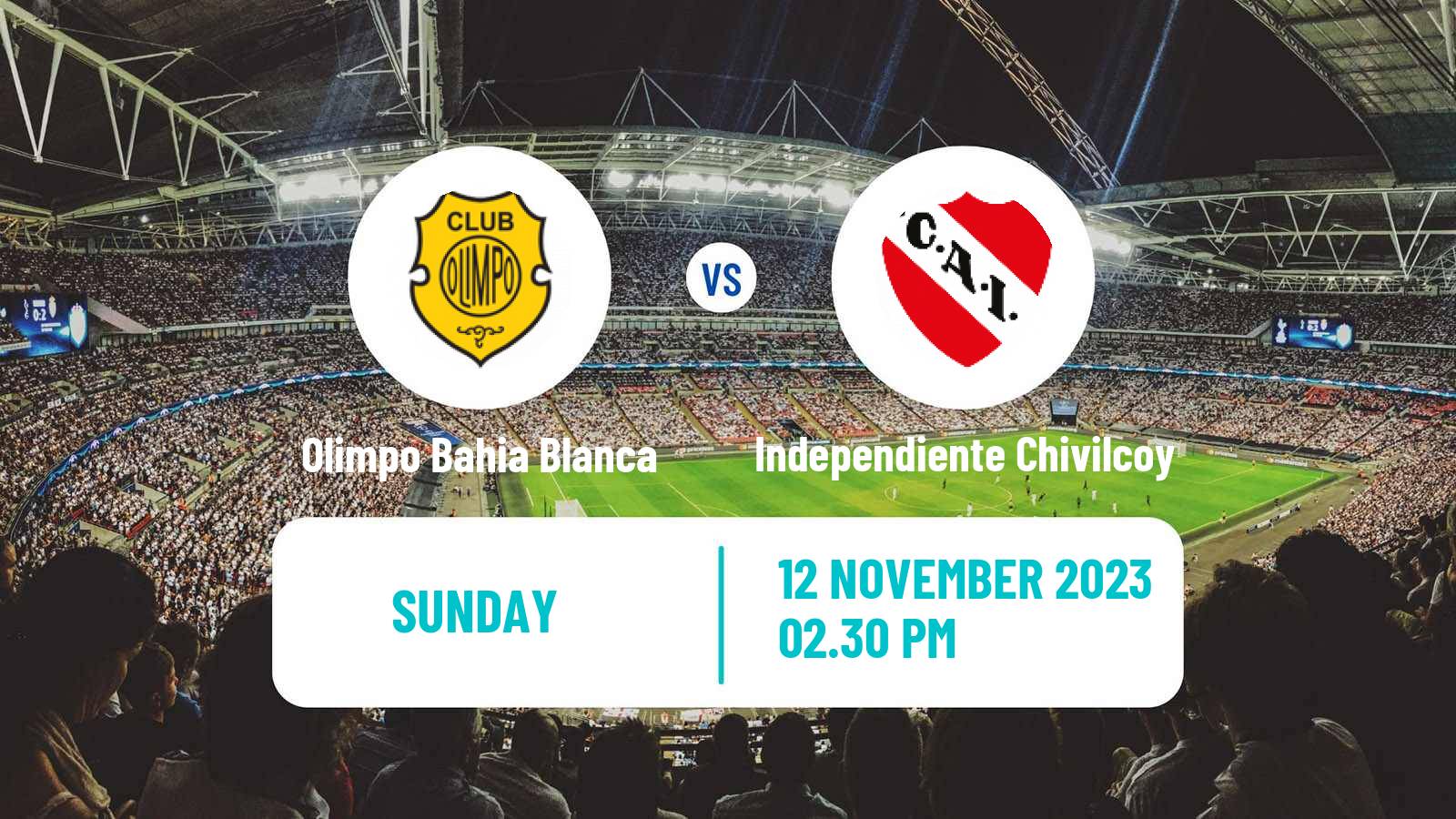 Soccer Argentinian Torneo Federal Olimpo Bahia Blanca - Independiente Chivilcoy