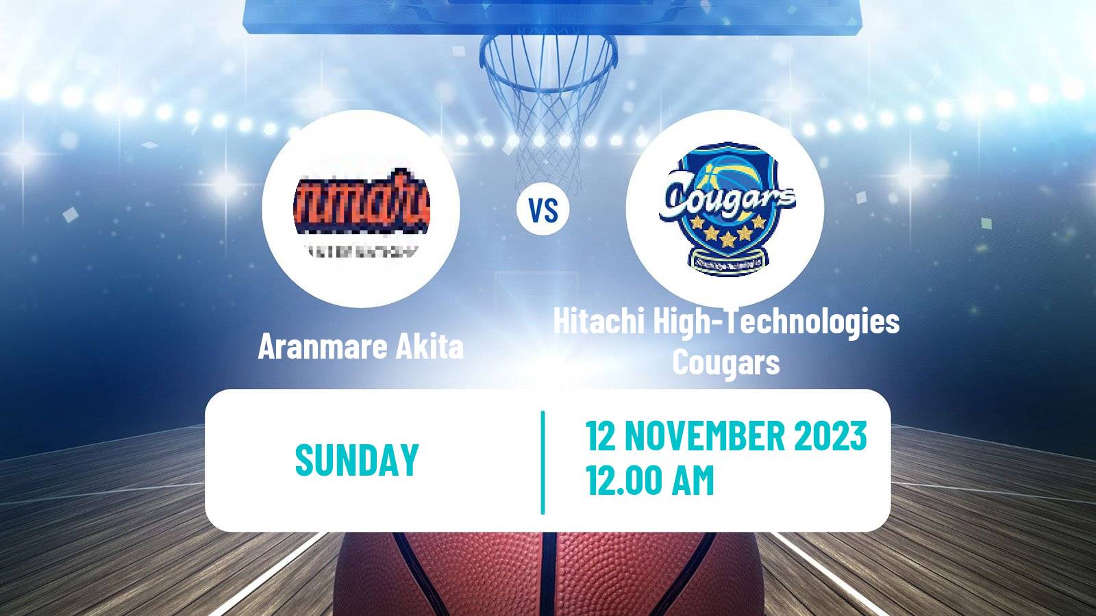 Basketball Japan W League Basketball Aranmare Akita - Hitachi High-Technologies Cougars