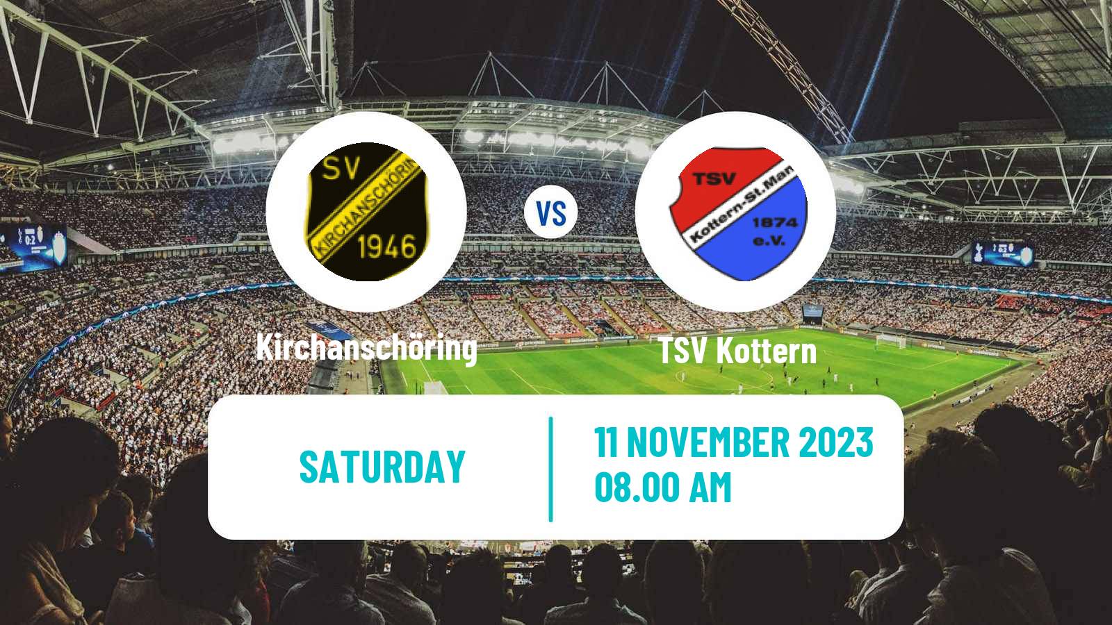 Soccer German Oberliga Bayern Süd Kirchanschöring - TSV Kottern