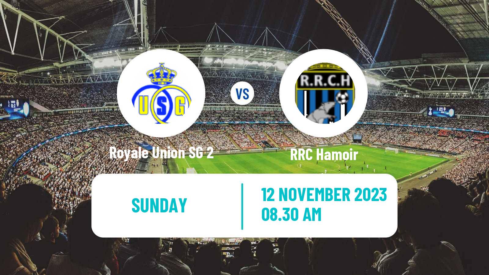 Soccer Belgian Second Amateur Division Group C Royale Union SG 2 - Hamoir