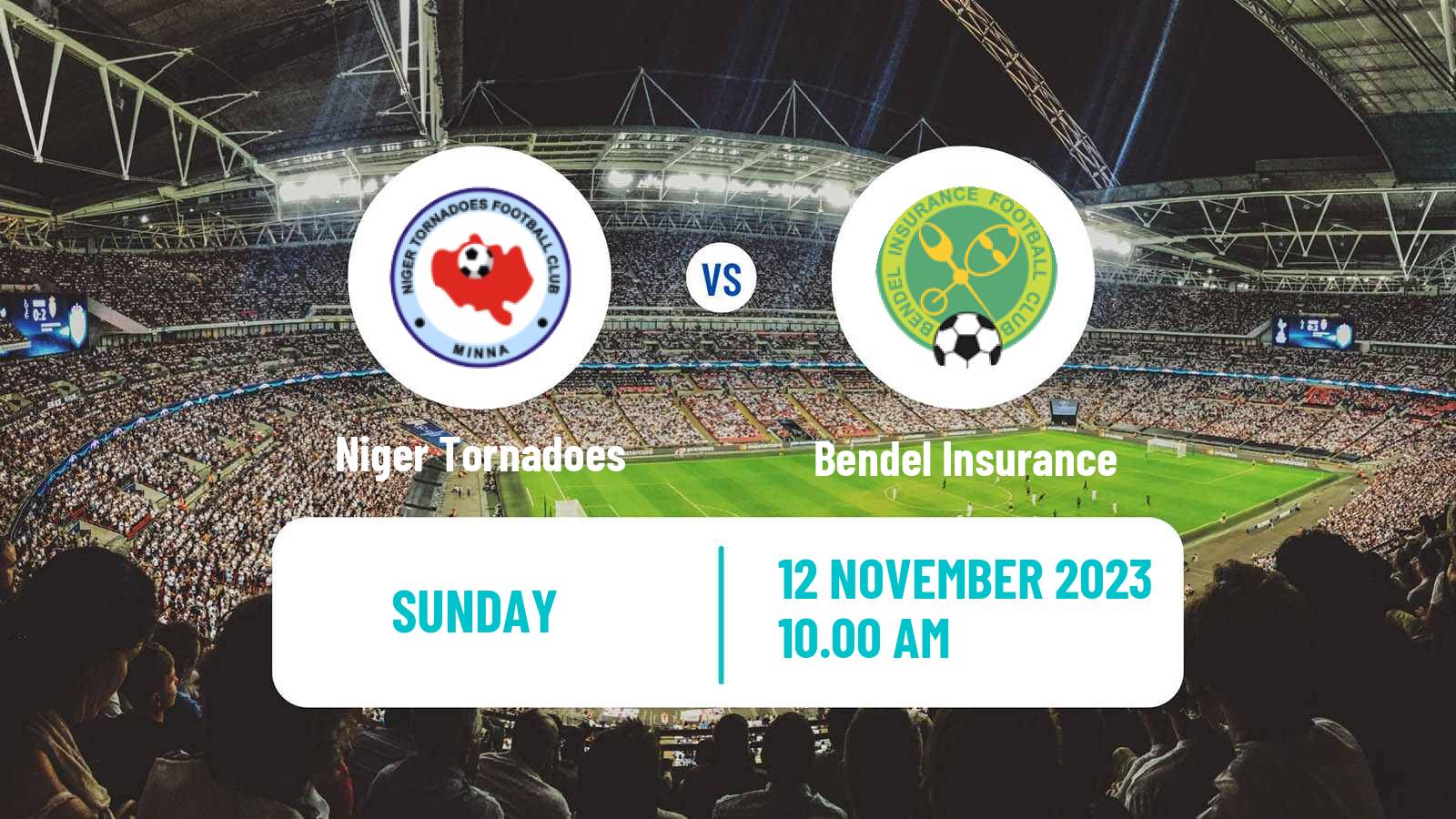 Soccer Nigerian Premier League Niger Tornadoes - Bendel Insurance