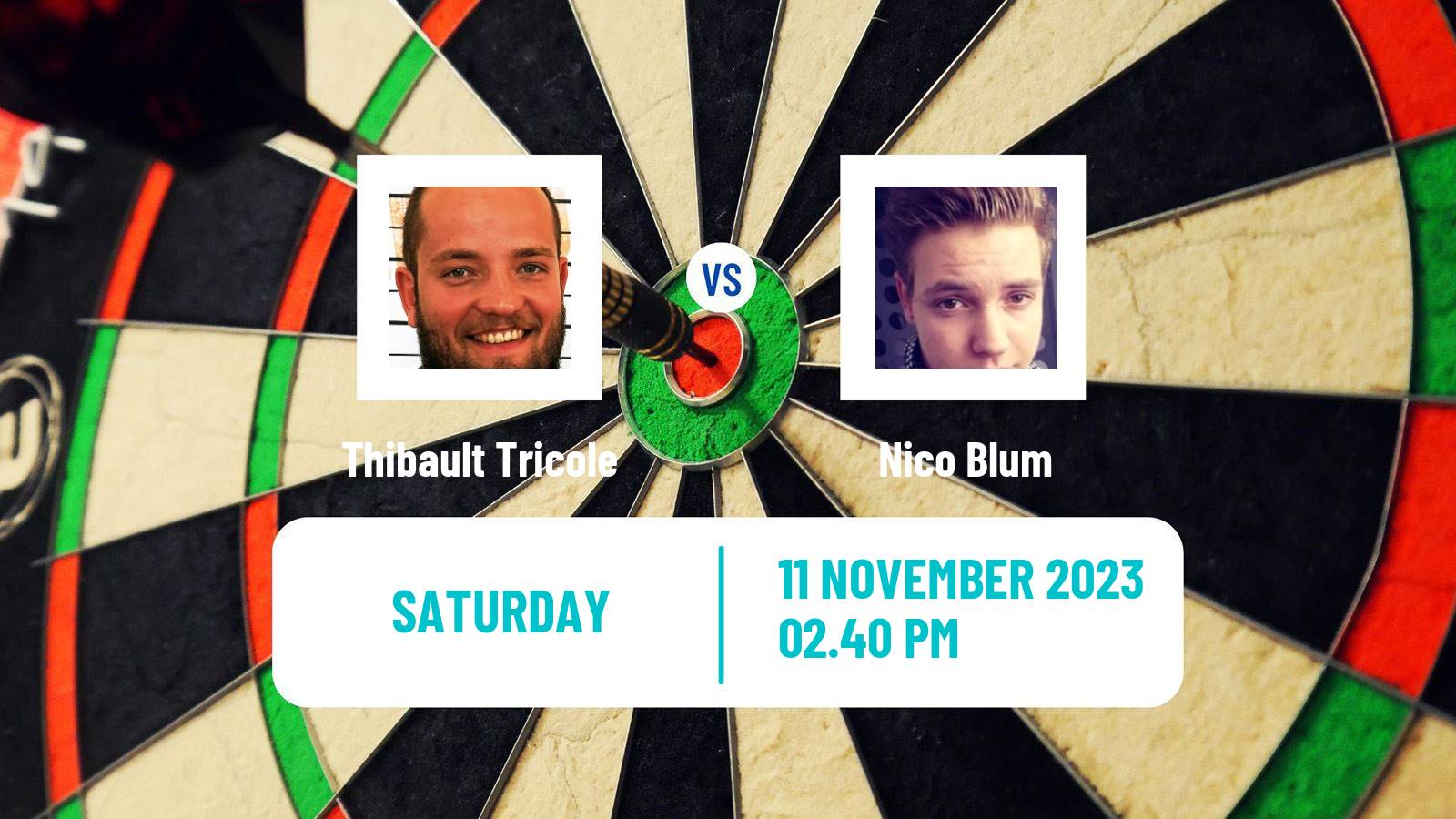 Darts Modus Super Series Thibault Tricole - Nico Blum