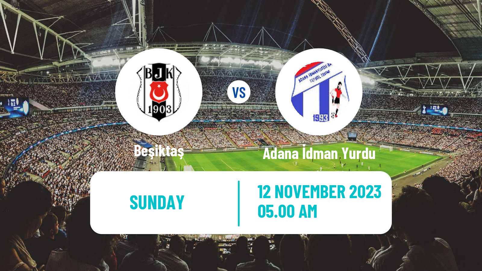 Soccer Turkish Super Lig Women Beşiktaş - Adana İdman Yurdu