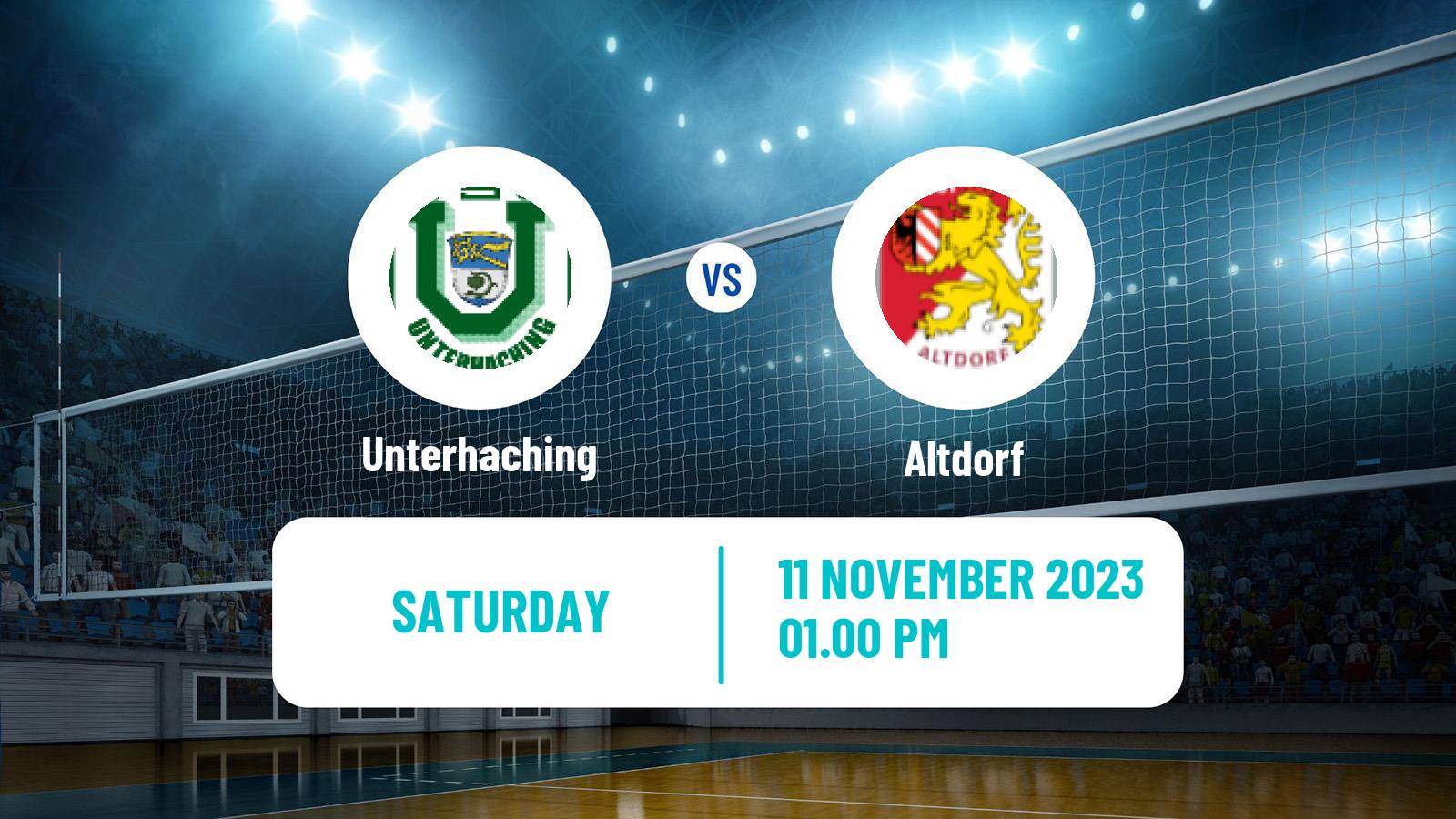 Volleyball German 2 Bundesliga South Volleyball Women Unterhaching - Altdorf