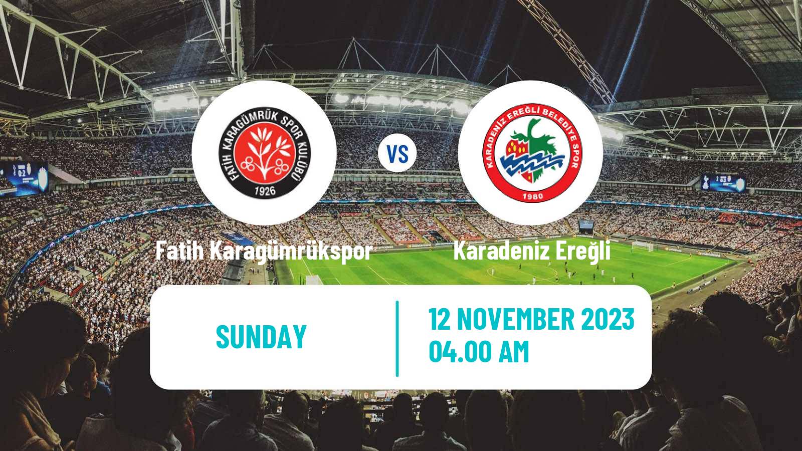 Soccer Turkish Super Lig Women Fatih Karagümrükspor - Karadeniz Ereğli