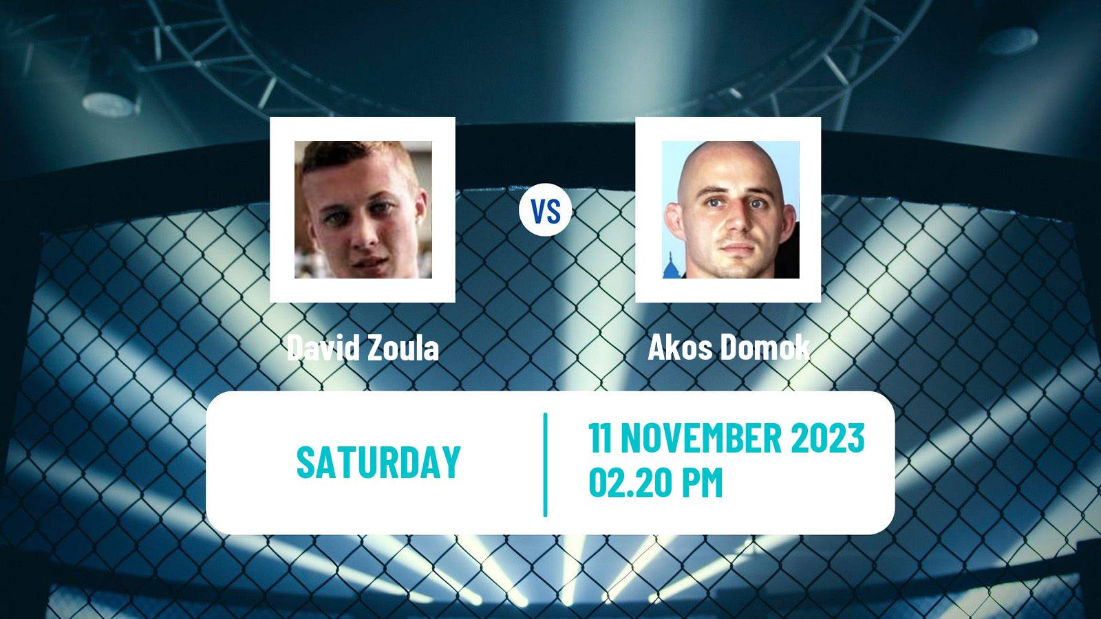 MMA Lightweight Rfa Men David Zoula - Akos Domok