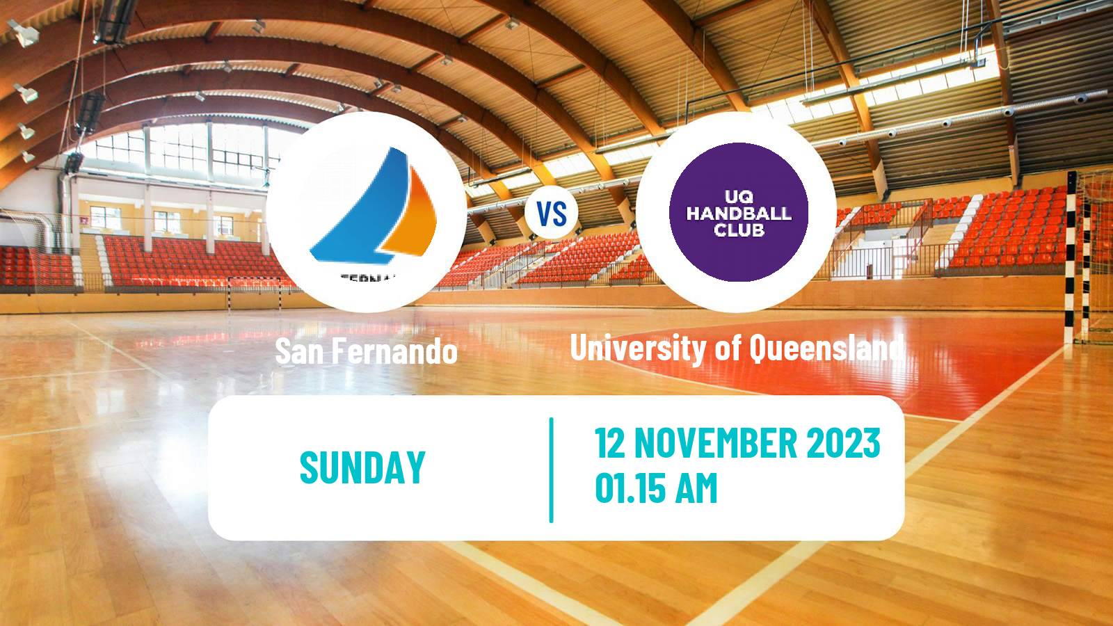 Handball Super Globe San Fernando - University of Queensland