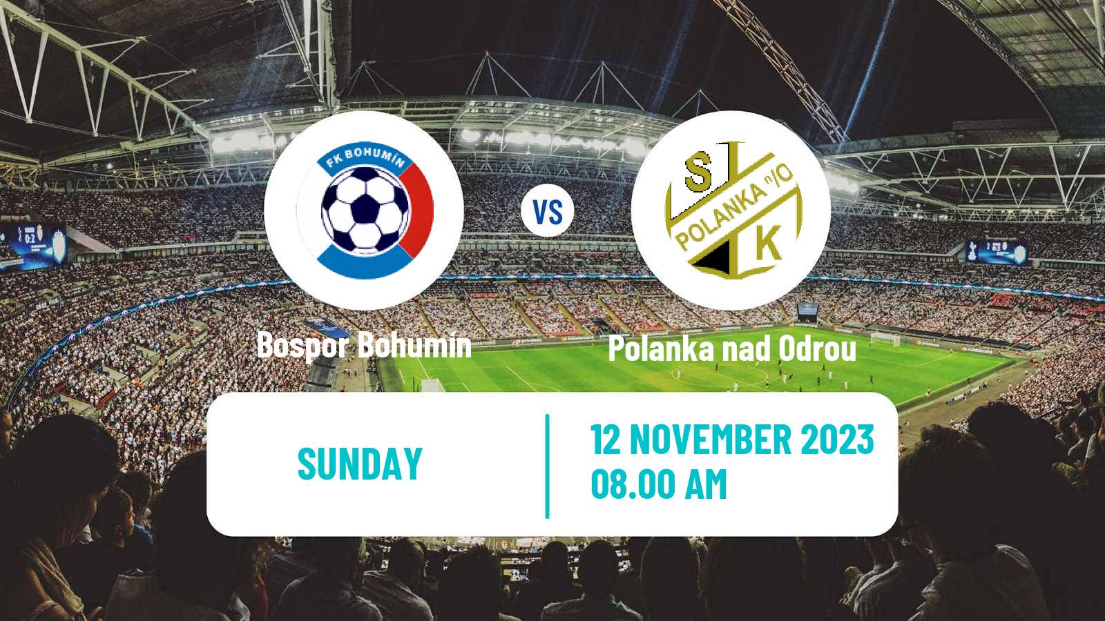 Soccer Czech Division F Bospor Bohumín - Polanka nad Odrou