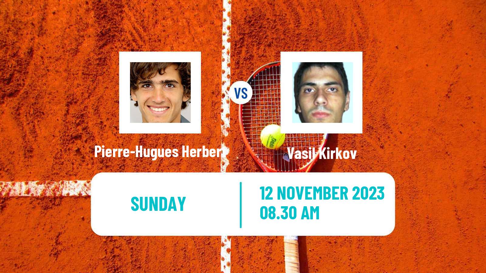 Tennis Danderyd Challenger Men 2023 Pierre-Hugues Herbert - Vasil Kirkov