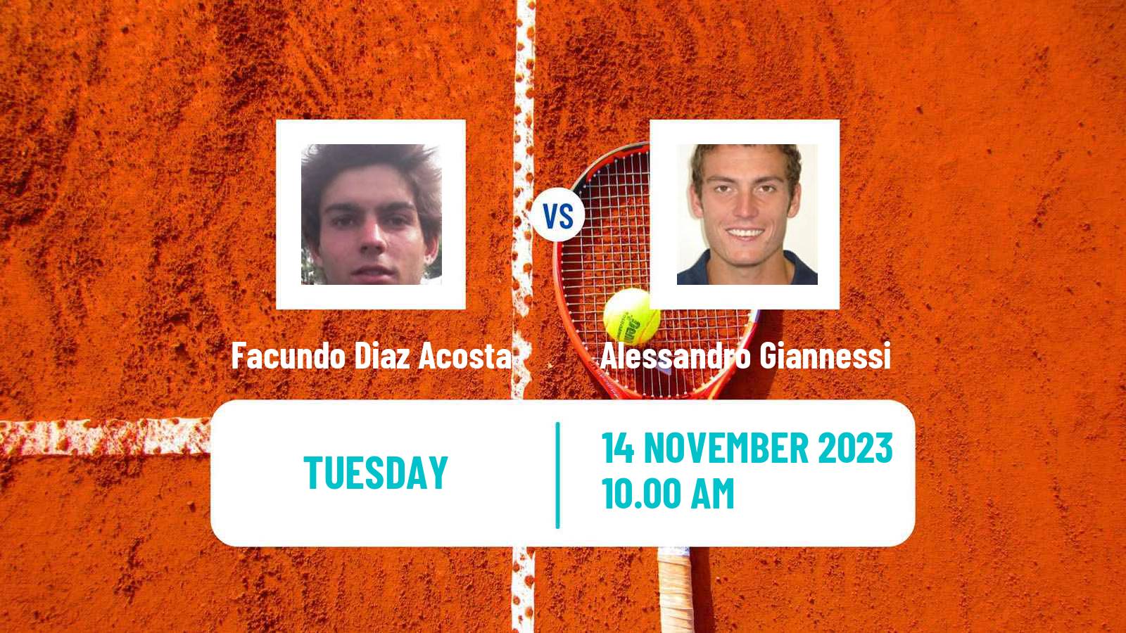 Tennis Montevideo Challenger Men Facundo Diaz Acosta - Alessandro Giannessi