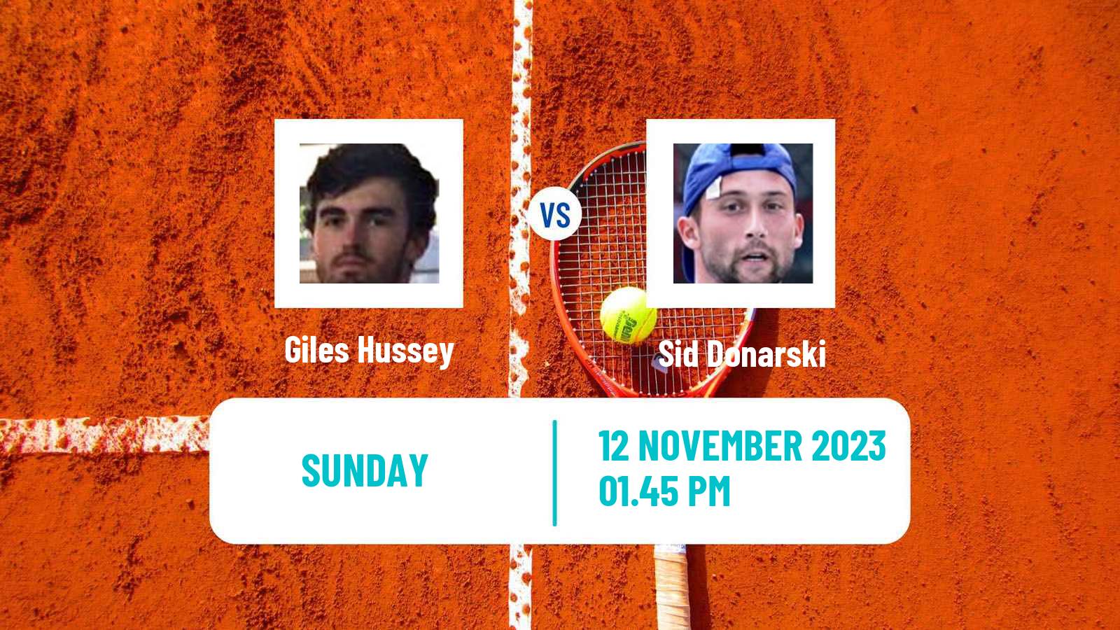 Tennis Drummondville Challenger Men Giles Hussey - Sid Donarski