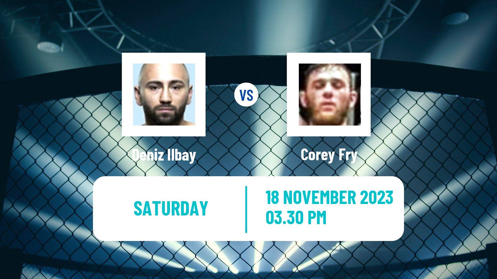 MMA Featherweight Oktagon Men Deniz Ilbay - Corey Fry