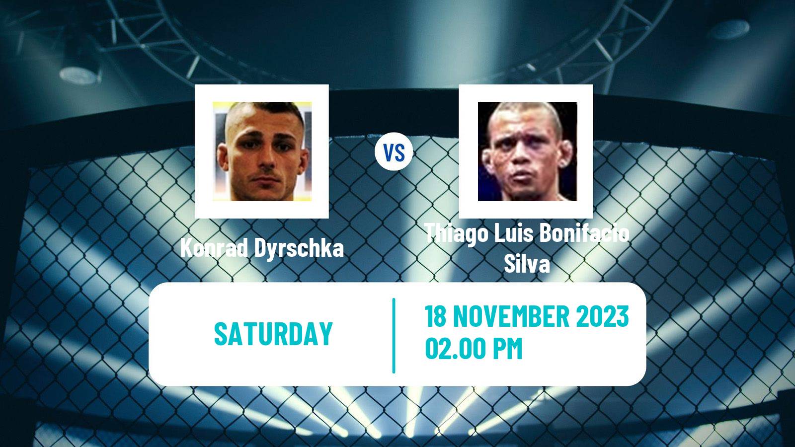 MMA Lightweight Oktagon Men Konrad Dyrschka - Thiago Luis Bonifacio Silva