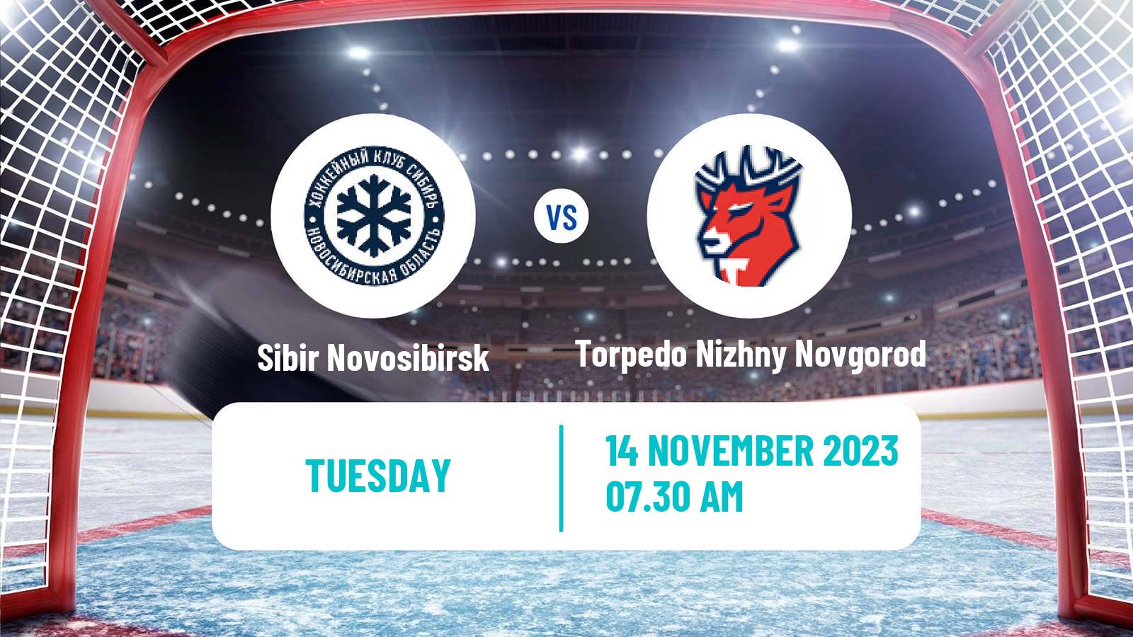 Hockey KHL Sibir Novosibirsk - Torpedo Nizhny Novgorod