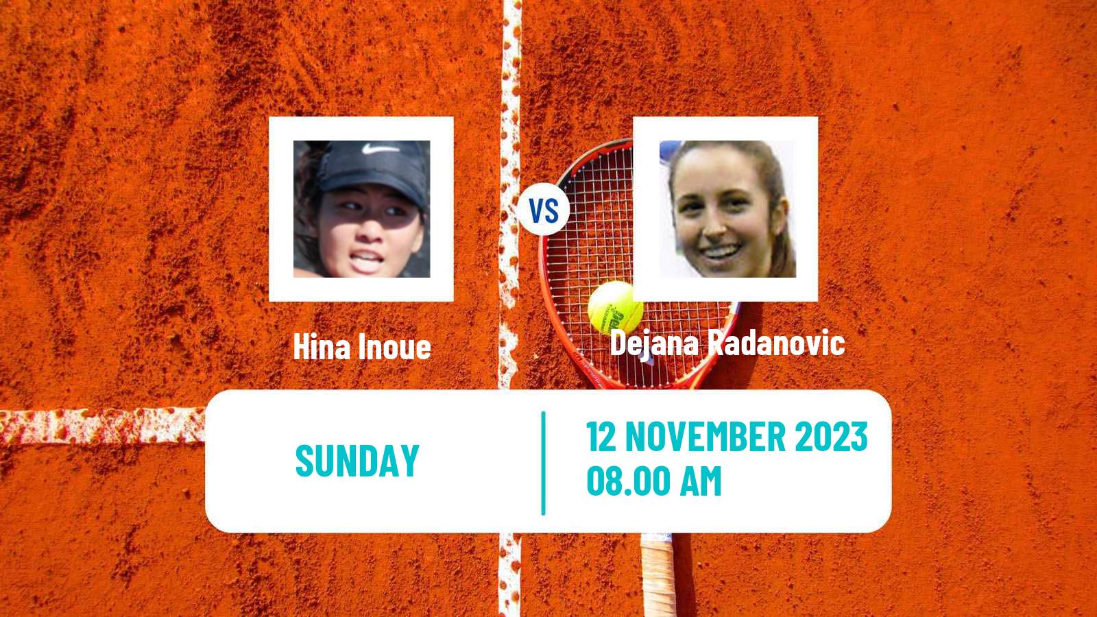 Tennis ITF W25 Santo Domingo 5 Women Hina Inoue - Dejana Radanovic