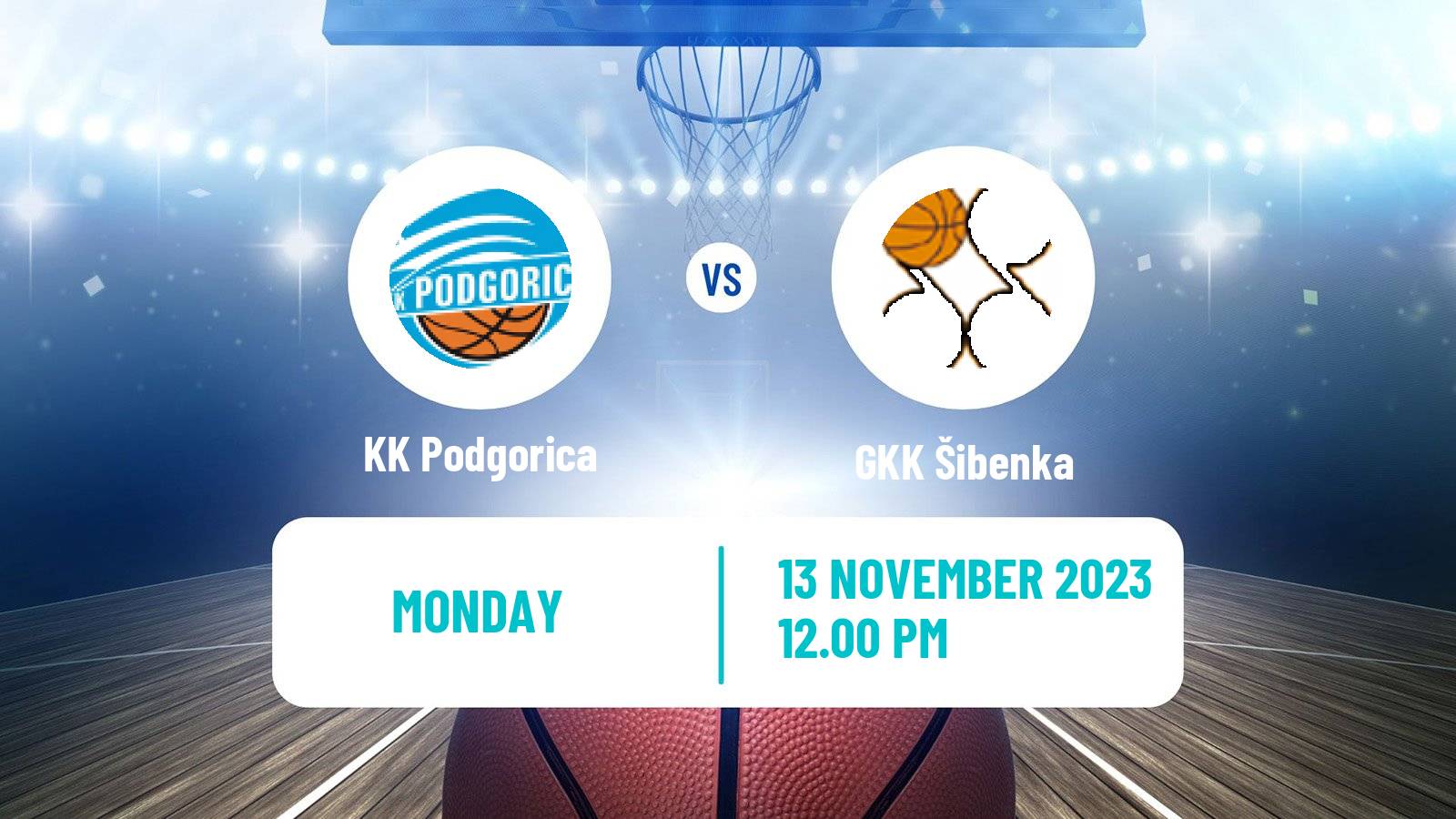 Basketball Adriatic League 2 Podgorica - GKK Šibenka