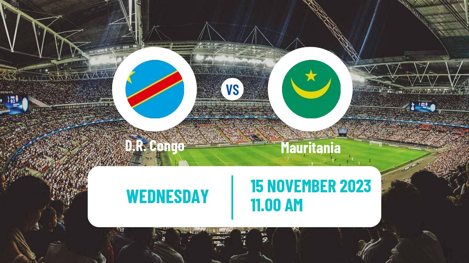 Soccer FIFA World Cup D.R. Congo - Mauritania
