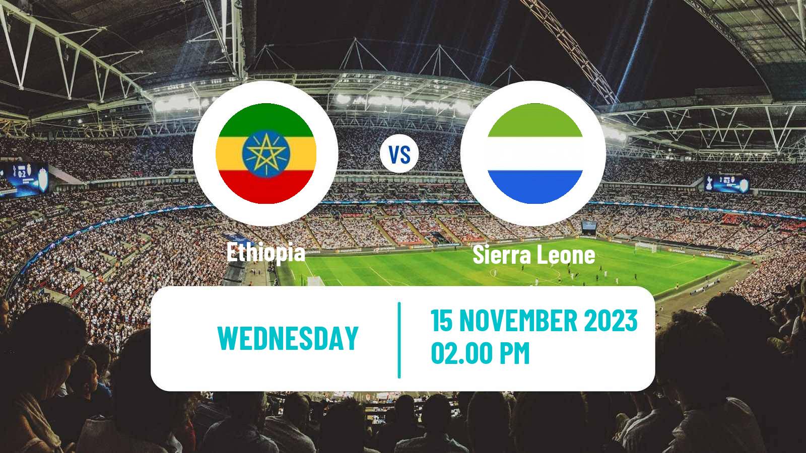 Soccer FIFA World Cup Ethiopia - Sierra Leone