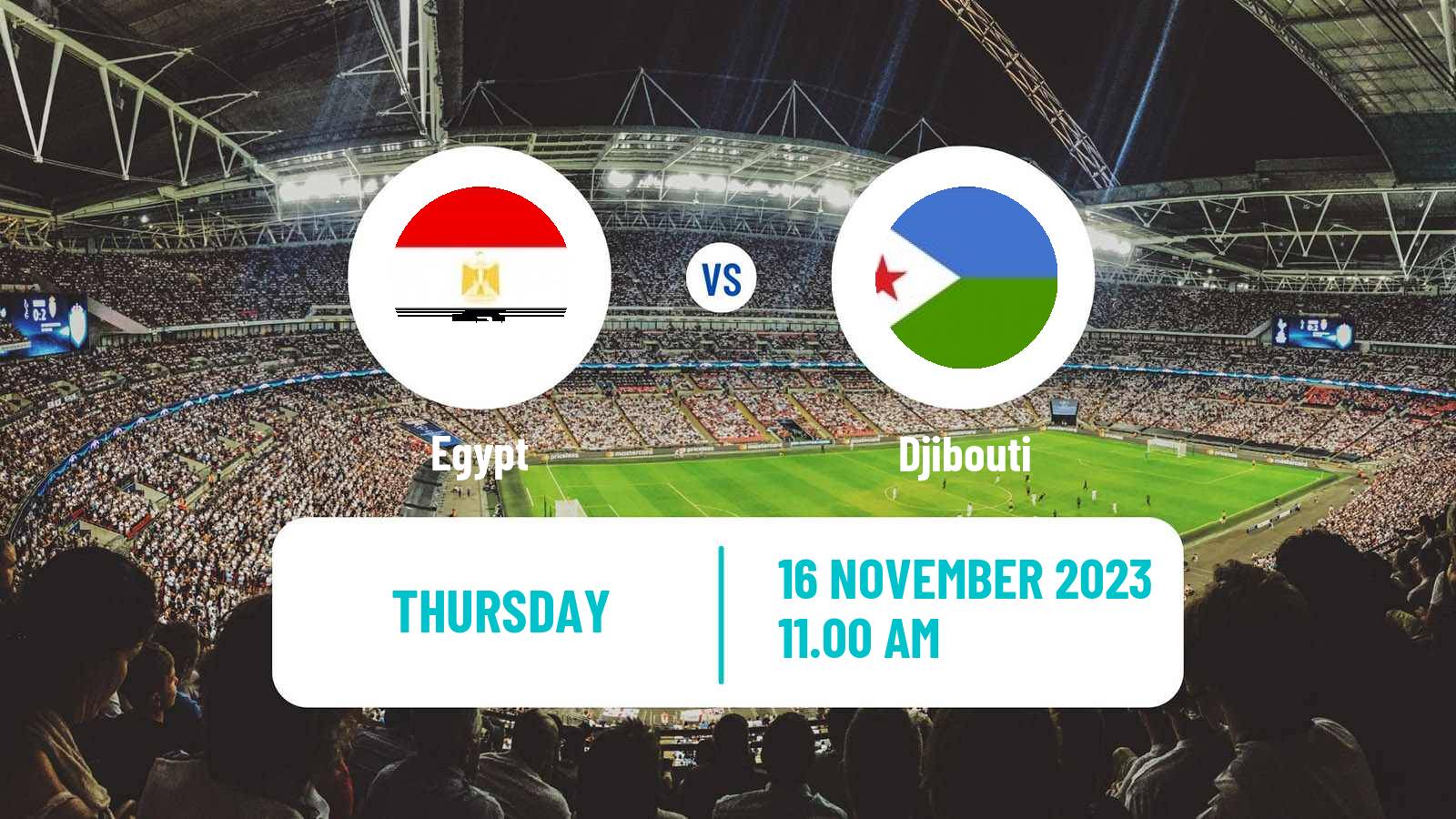 Soccer FIFA World Cup Egypt - Djibouti