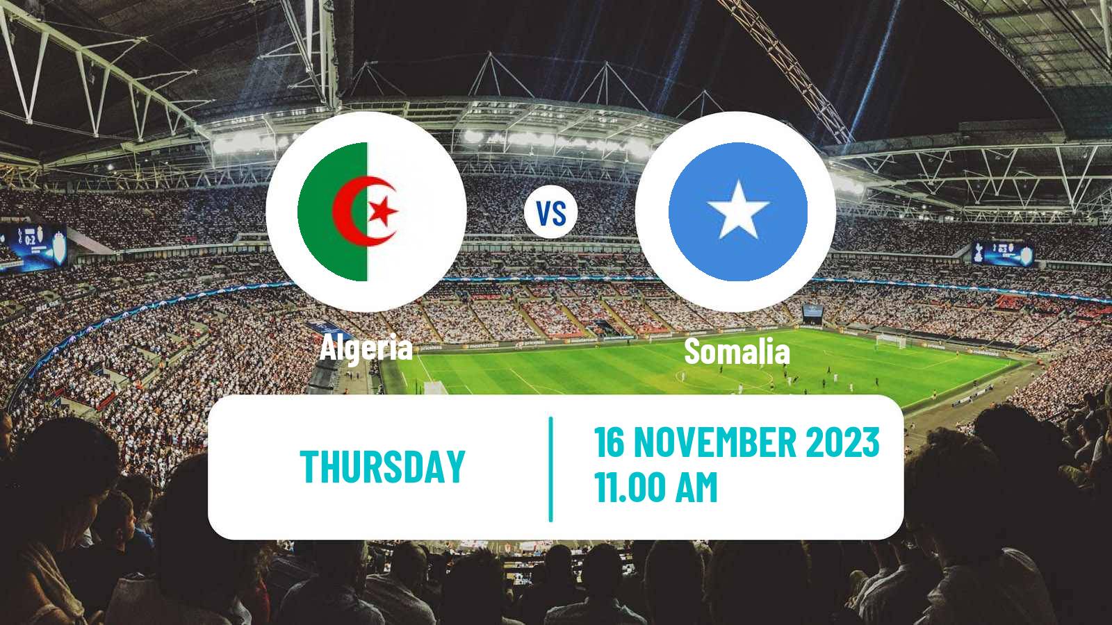 Soccer FIFA World Cup Algeria - Somalia