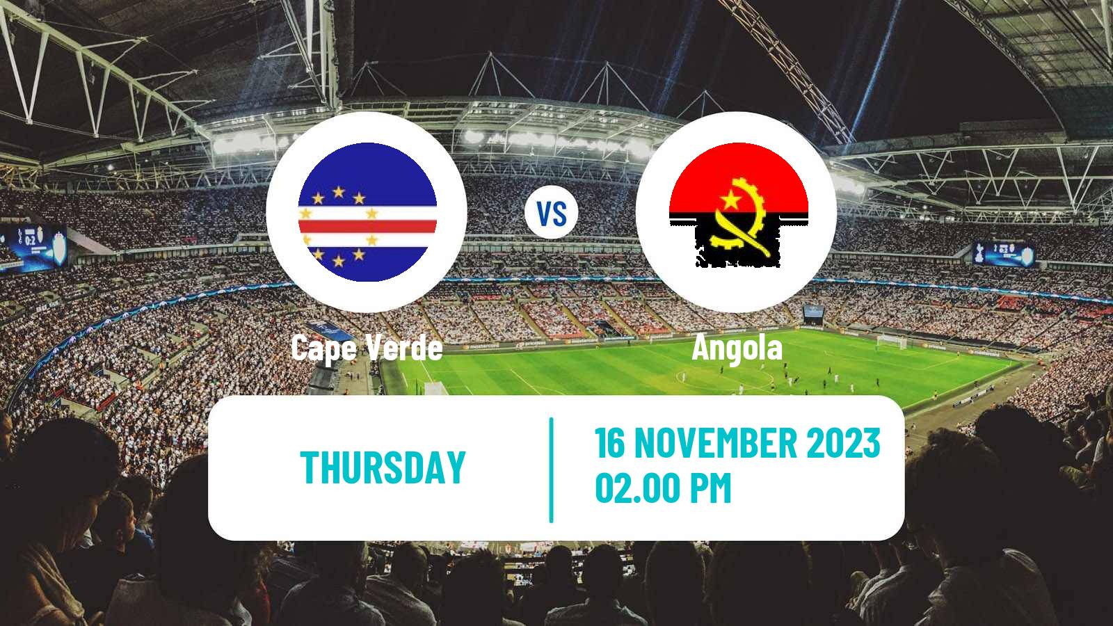 Soccer FIFA World Cup Cape Verde - Angola