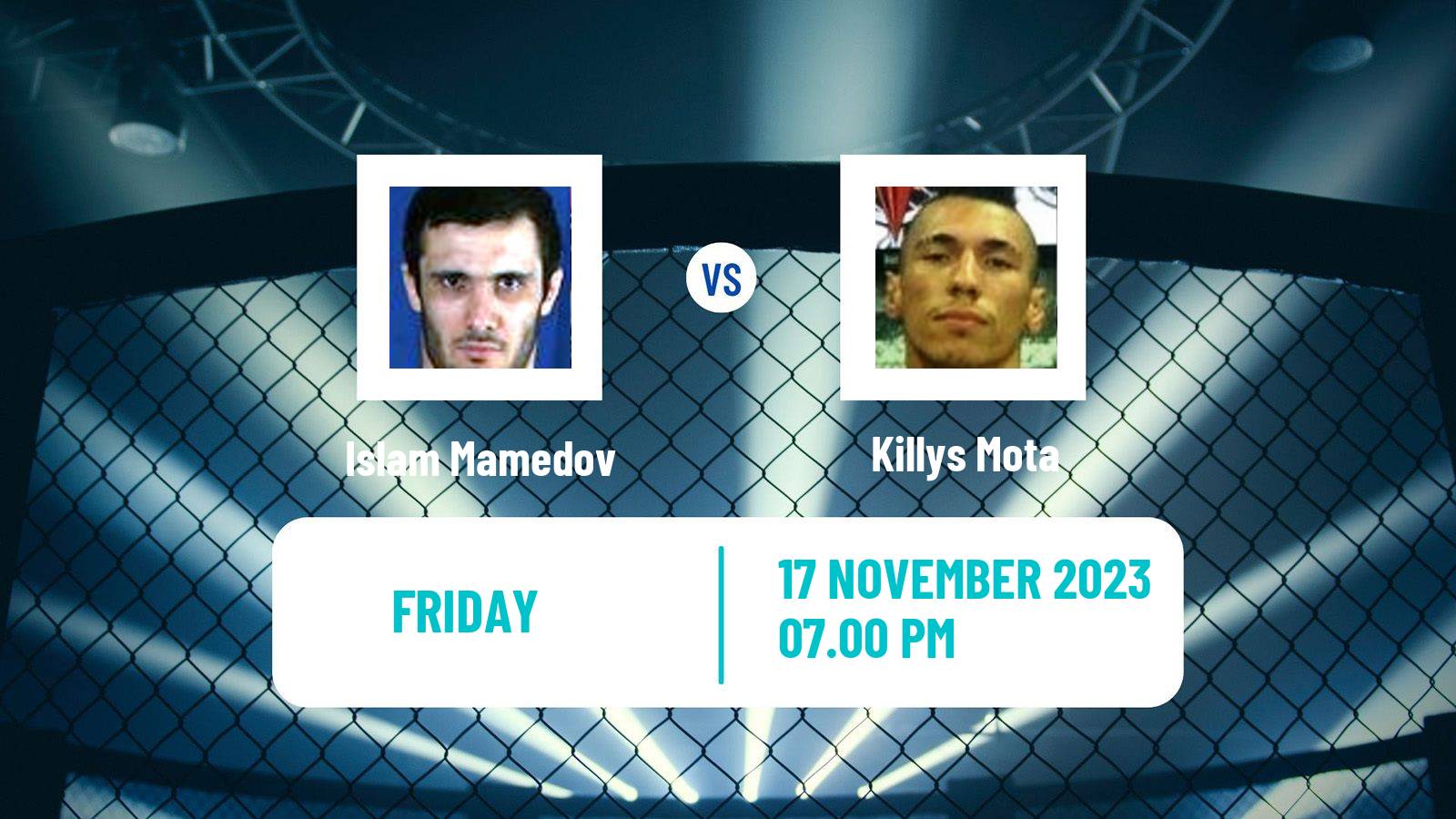 MMA Catchweight Bellator Men Islam Mamedov - Killys Mota