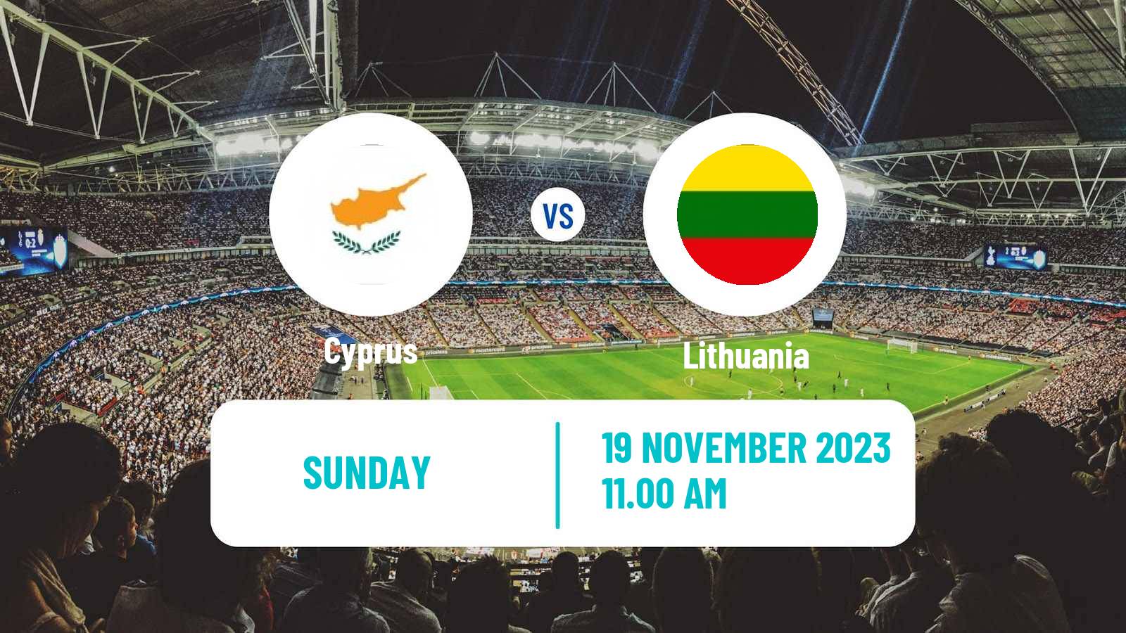 Soccer Friendly Cyprus - Lithuania