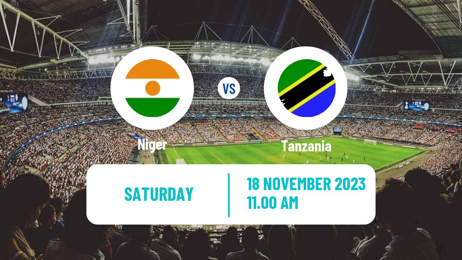 Soccer FIFA World Cup Niger - Tanzania