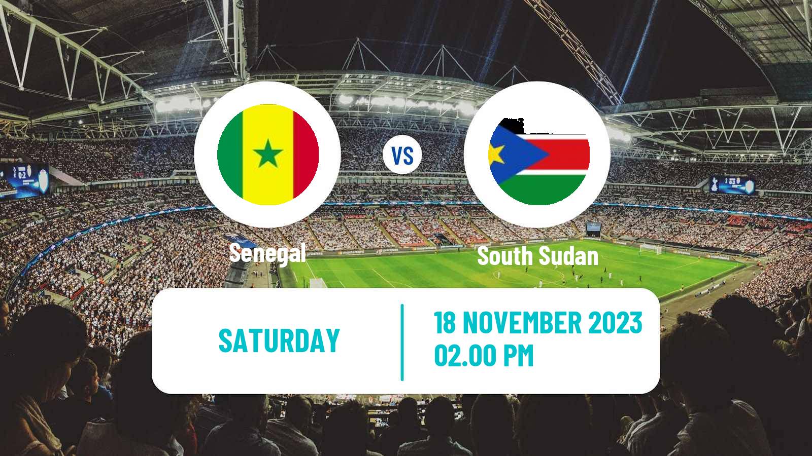 Soccer FIFA World Cup Senegal - South Sudan