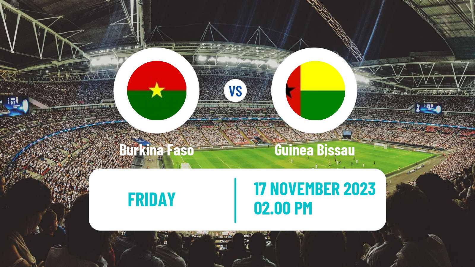 Soccer FIFA World Cup Burkina Faso - Guinea Bissau