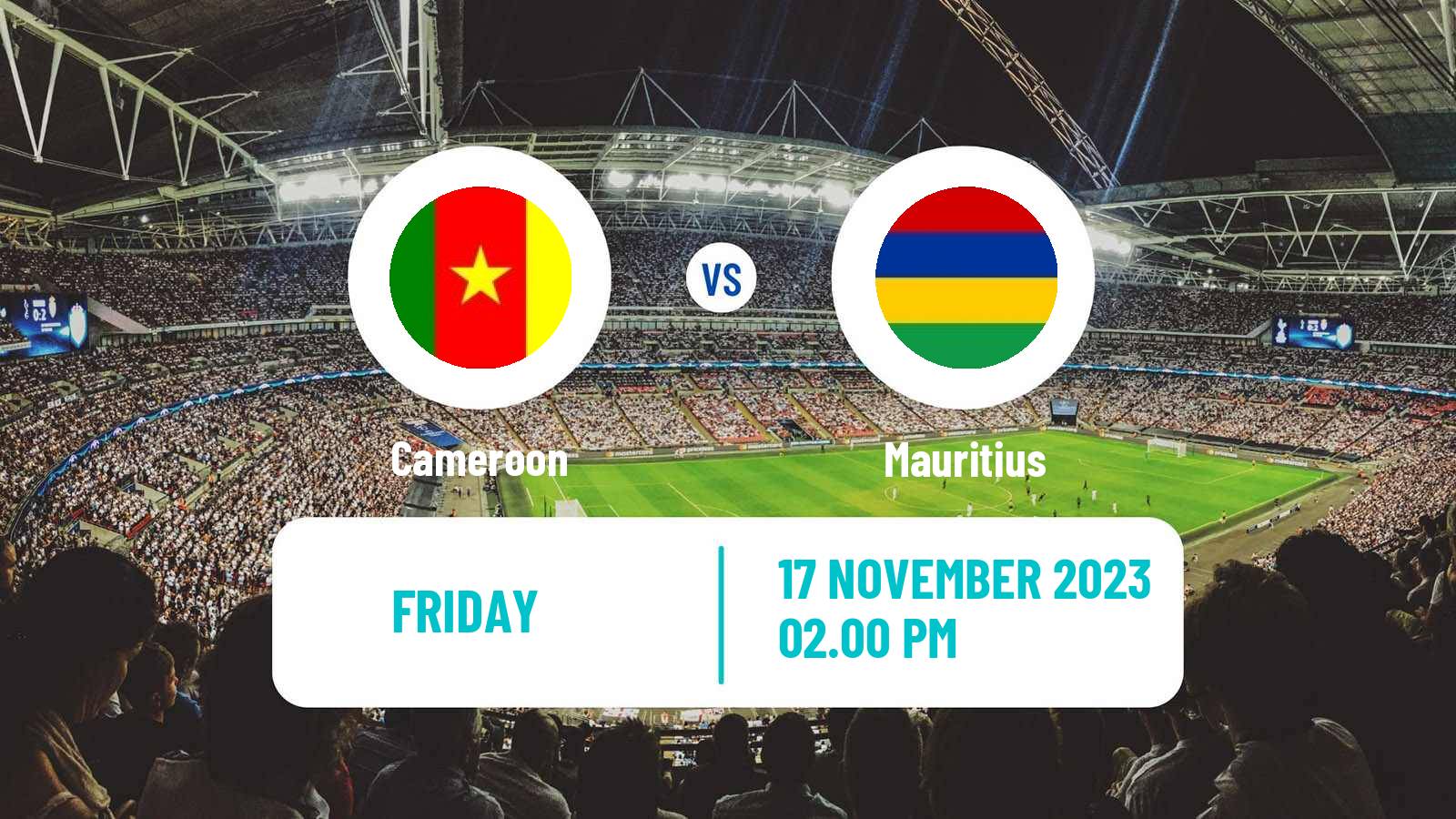 Soccer FIFA World Cup Cameroon - Mauritius