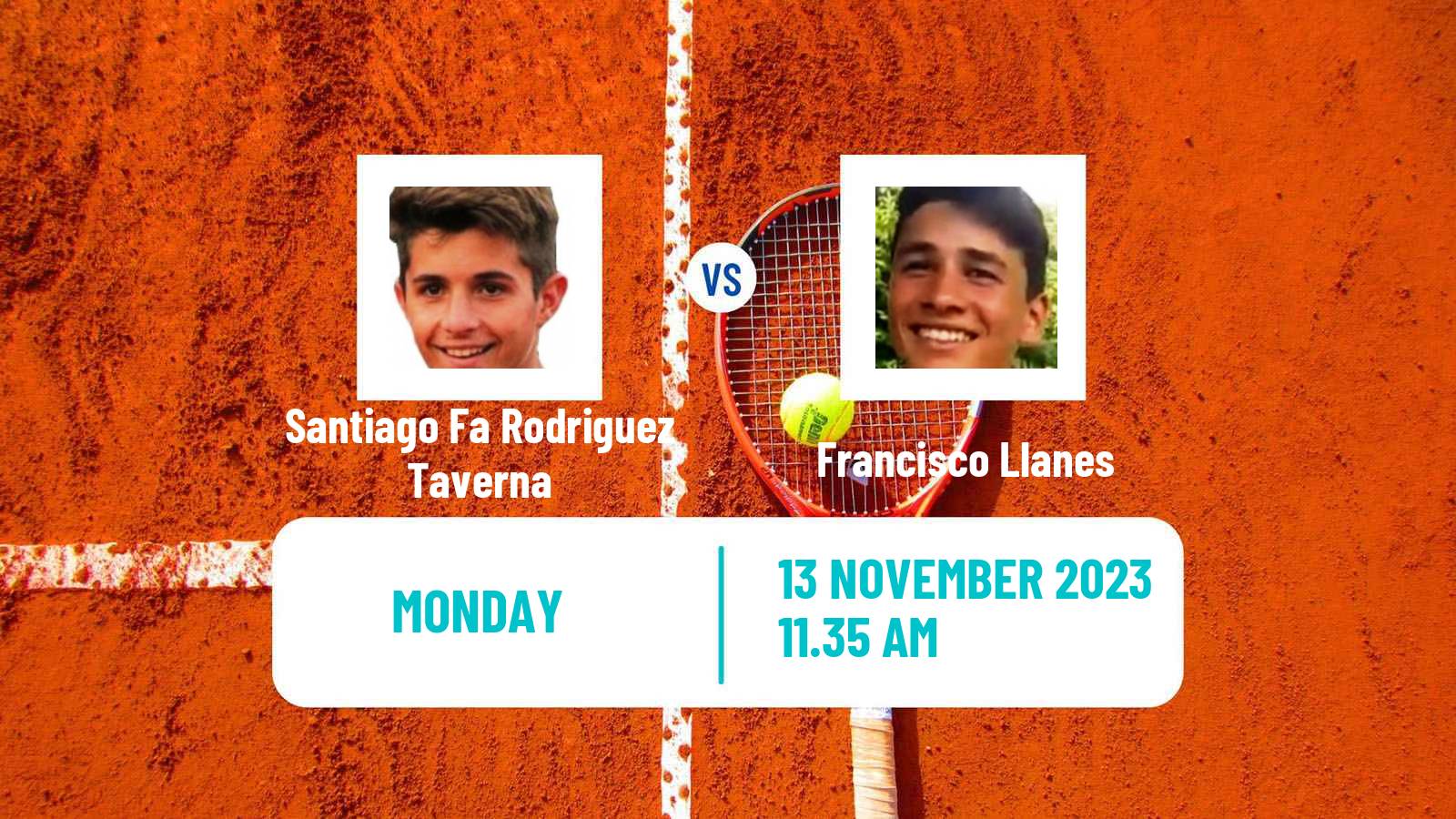 Tennis Montevideo Challenger Men Santiago Fa Rodriguez Taverna - Francisco Llanes