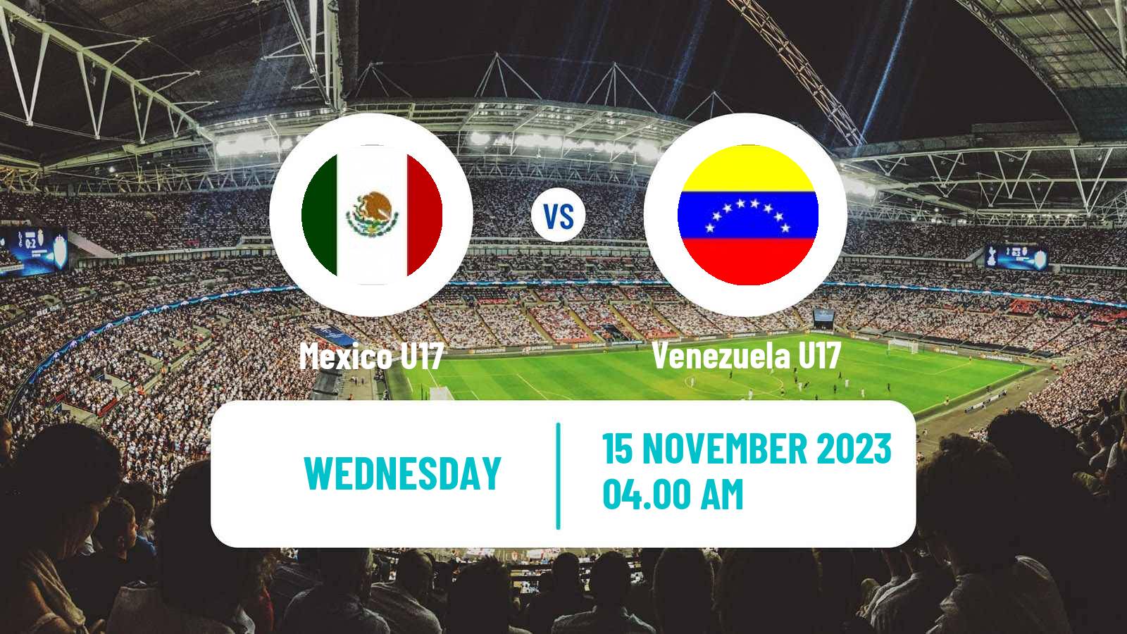 Soccer FIFA World Cup U17 Mexico U17 - Venezuela U17