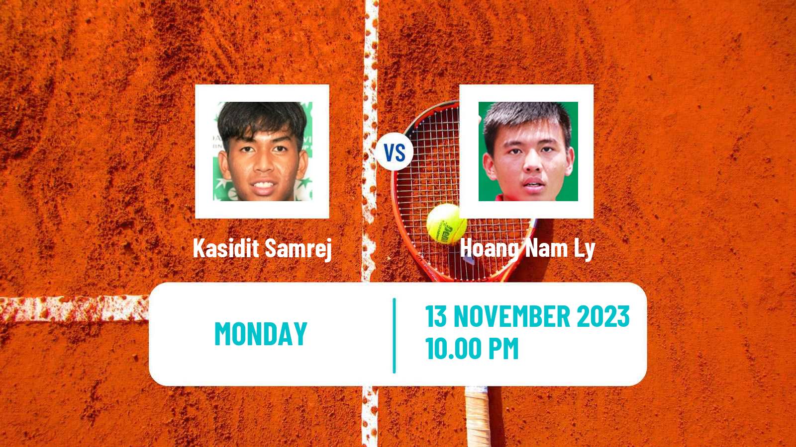 Tennis ITF M25 Hua Hin Men 2023 Kasidit Samrej - Hoang Nam Ly